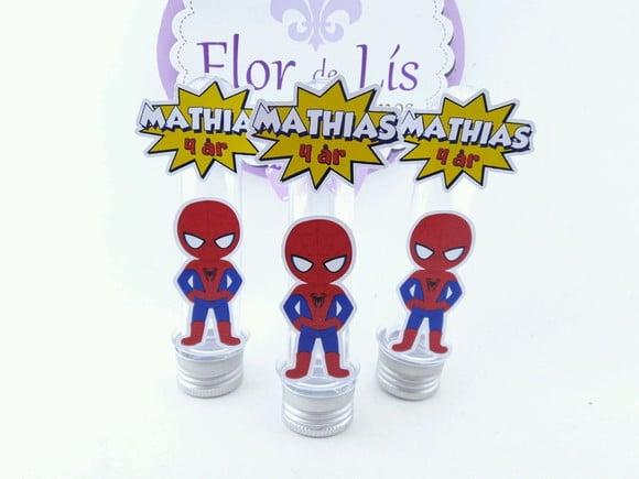 Tubete Homem Aranha 3d