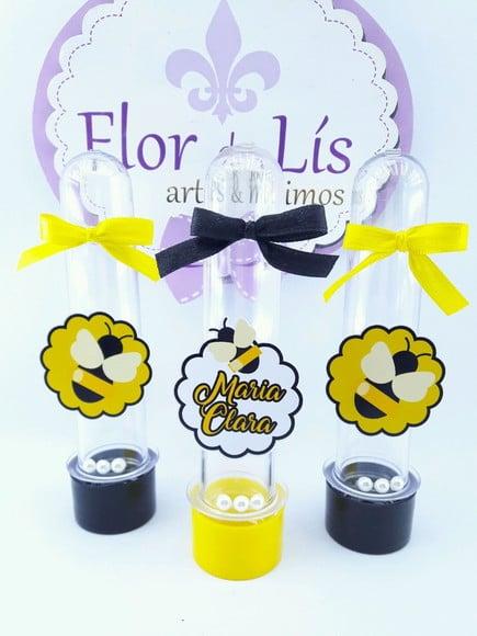 Tubete Personalizado Abelhinha Cute Festa Abelha