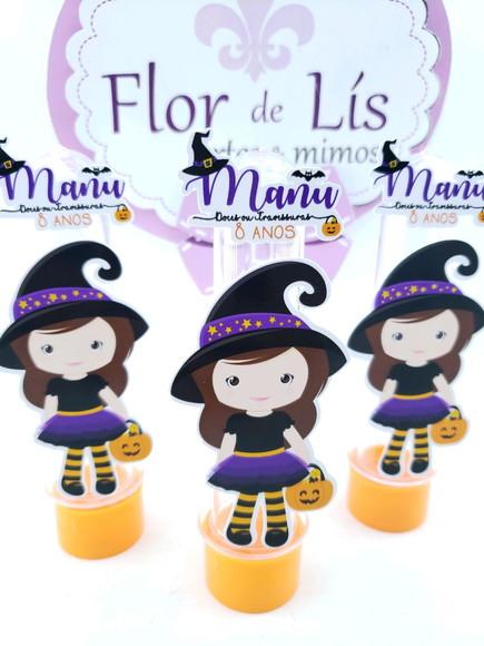 Tubete Personalizado Bruxinha Halloween