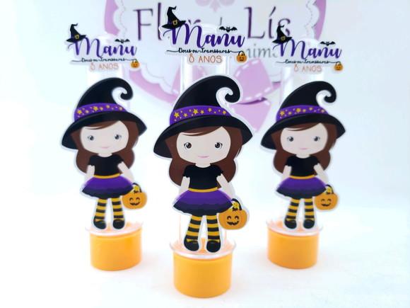 Tubete Personalizado Bruxinha Halloween