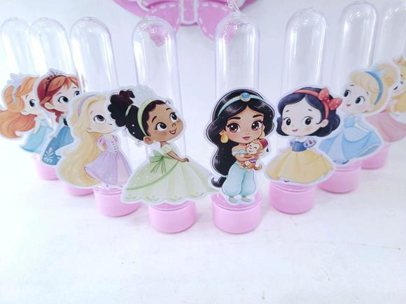 Tubete Personalizado Festa Princesas Cute Baby Aquarela