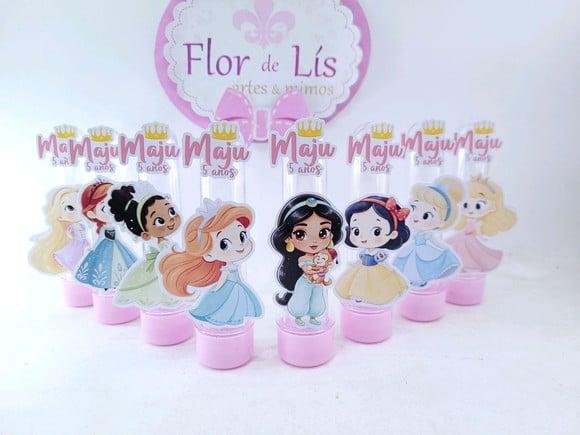Tubete Personalizado Princesas Baby Festa Realeza