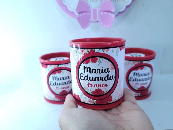 Tubo Lata Festa 15 Anos Lembrancinha Personalizada