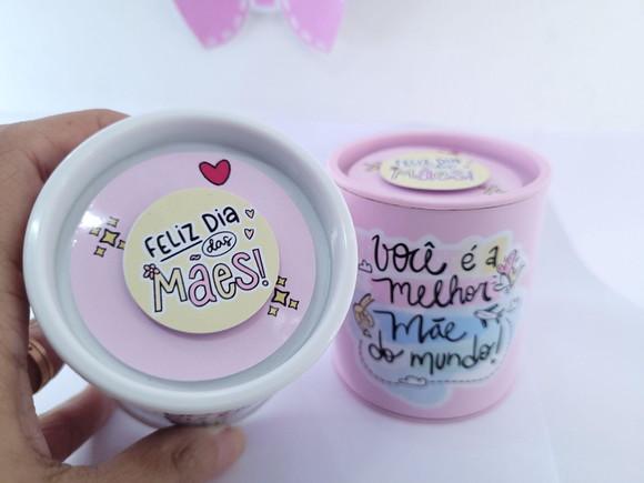 Tubo Lata Pequeno Brinde Dia das Mães para Presentear