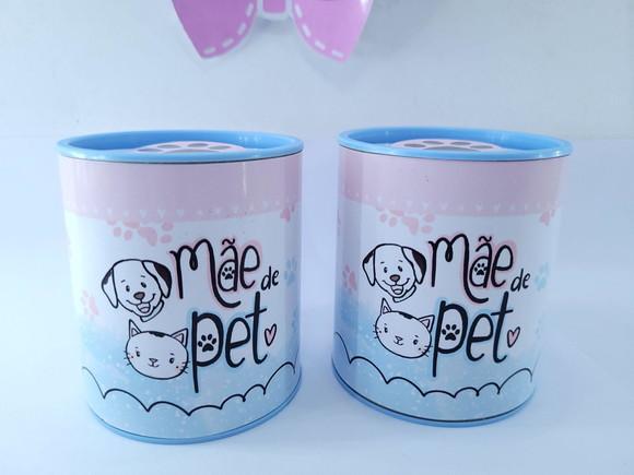 Tubo Lata Pequeno Dia das Mães Lembrancinha Mãe de Pet