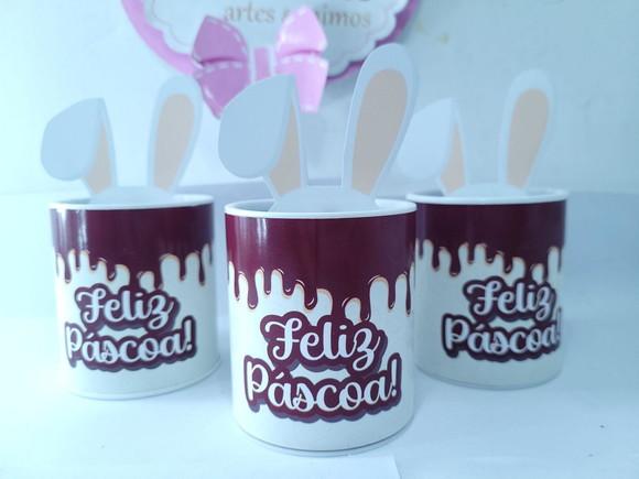 Tubolata 3d de Páscoa Lembrancinha Personalizada Coelhinho