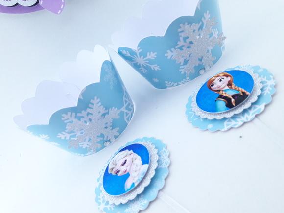 Wrapper (saia Cupcake) + Topper Frozen
