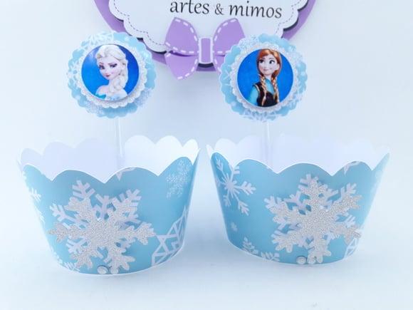 Wrapper (saia Cupcake) + Topper Frozen
