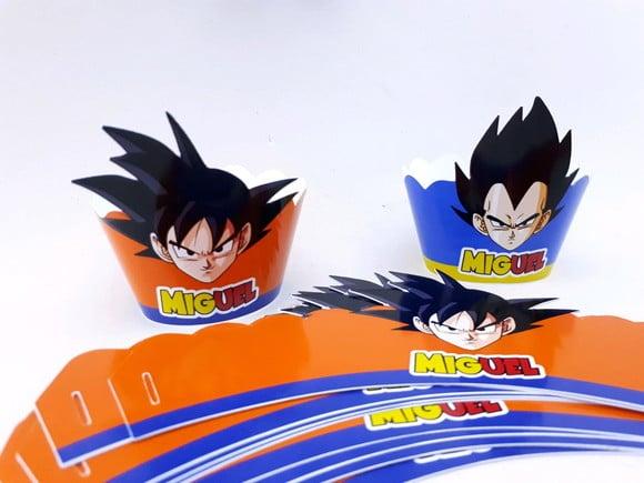 Wrapper Mini (saia Cupcake) Dragon Ball