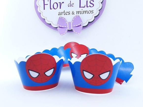 Wrapper Mini (saia Cupcake) Homem Aranha