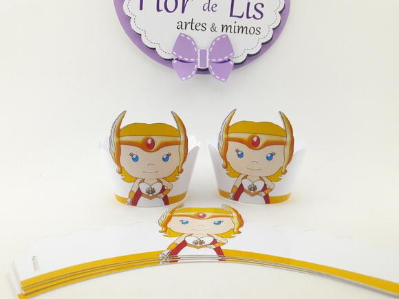 Wrapper Mini (saia Cupcake) She Ra