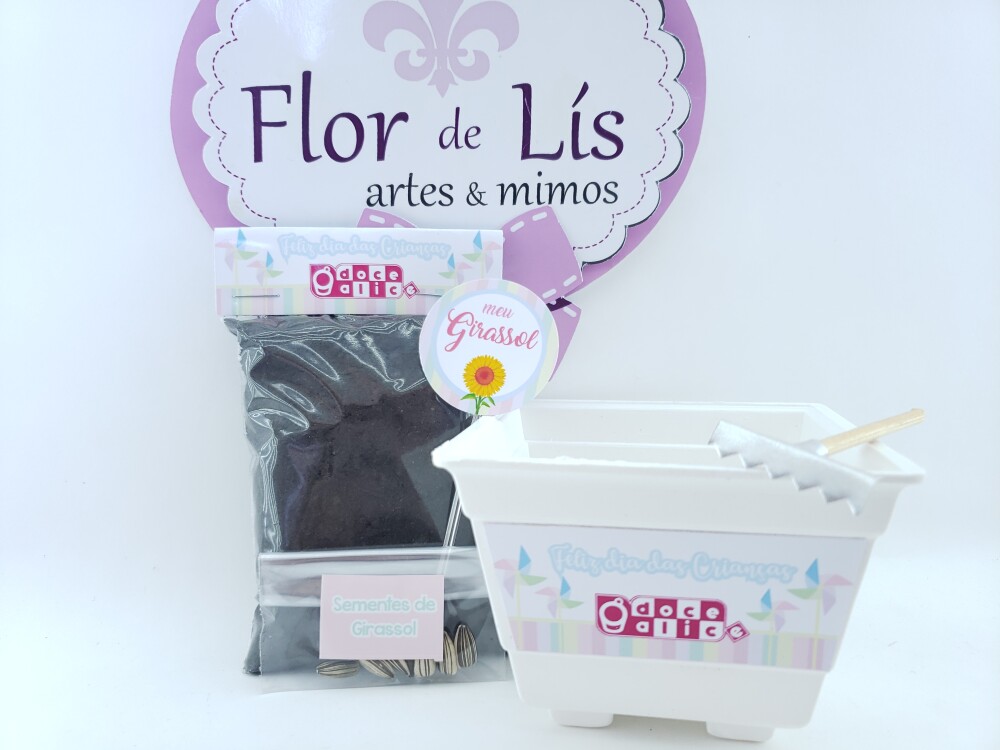 Kit Plantação Dia das Crianças Educativo Brinde Empresa