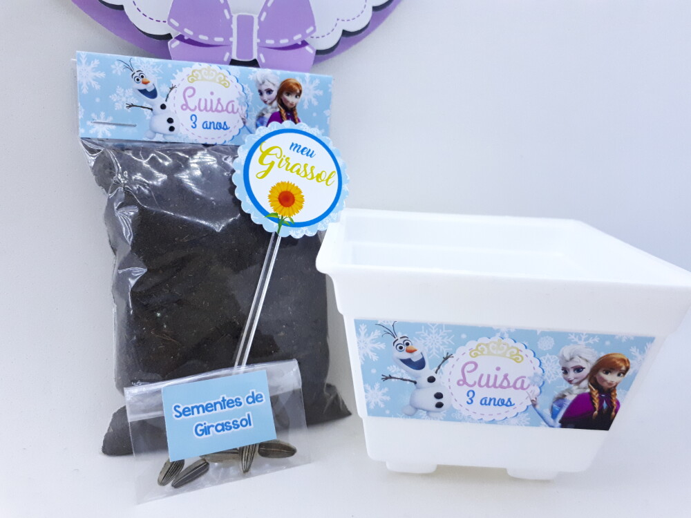 Kit Ecológico Jardinagem Frozen