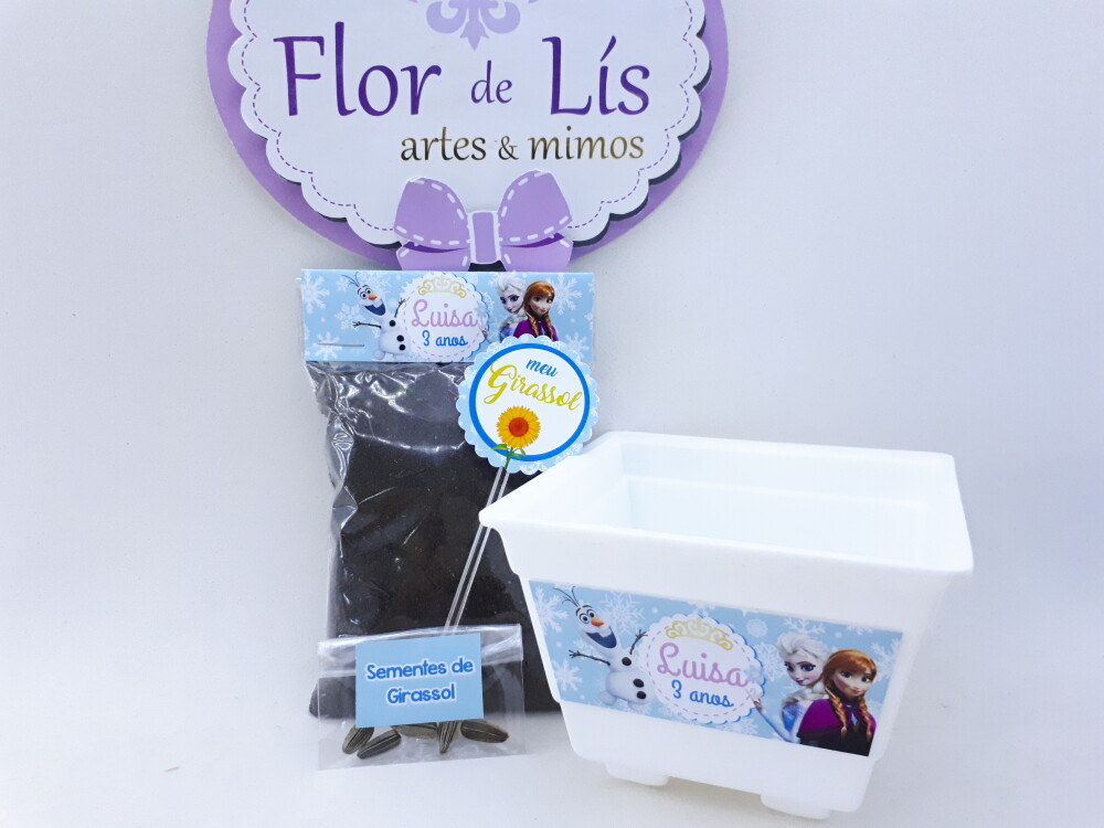 Kit Ecológico Jardinagem Frozen