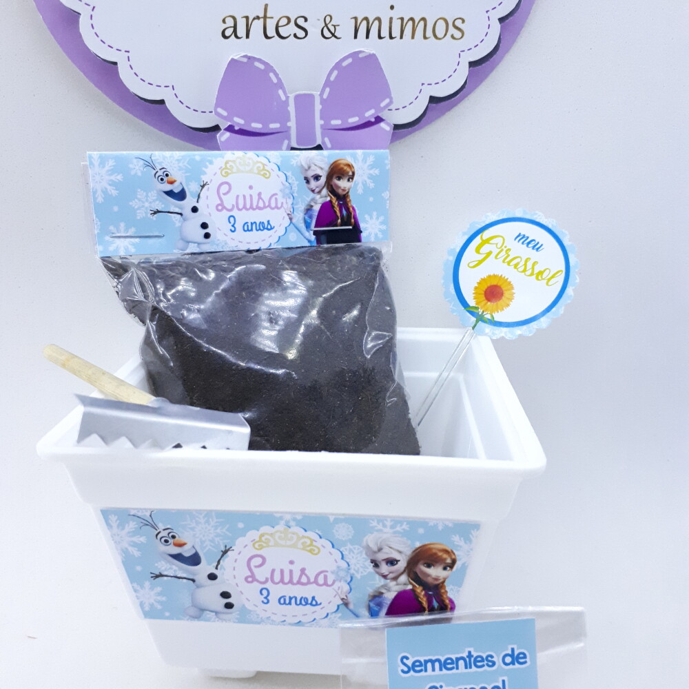 Kit Ecológico Jardinagem Frozen