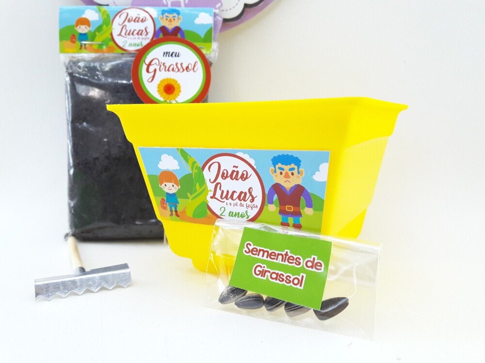 Kit Ecológico Lúdico João e o Pé de Feijão para Escola