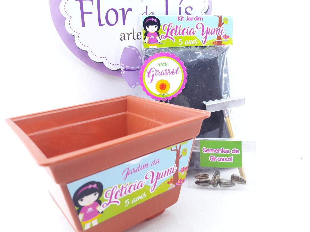 Kit Plantação Jardim Encantado Menina