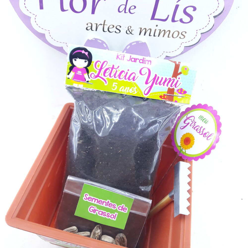 Kit Plantação Jardim Encantado Menina