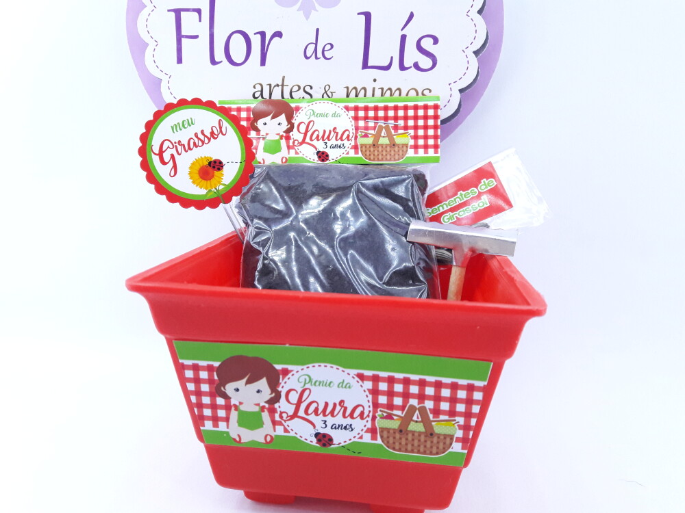 Kit Plantação Festa Picnic Cute