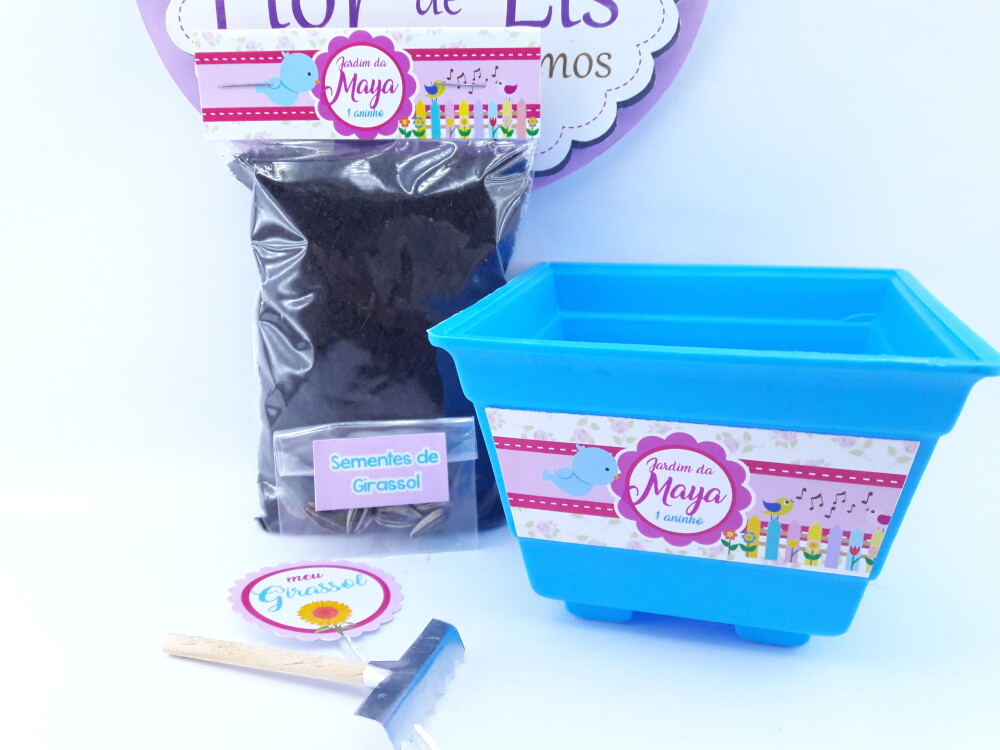 Kit Plantio Jardim Passarinho Floral