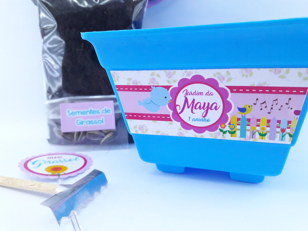 Kit Plantio Jardim Passarinho Floral
