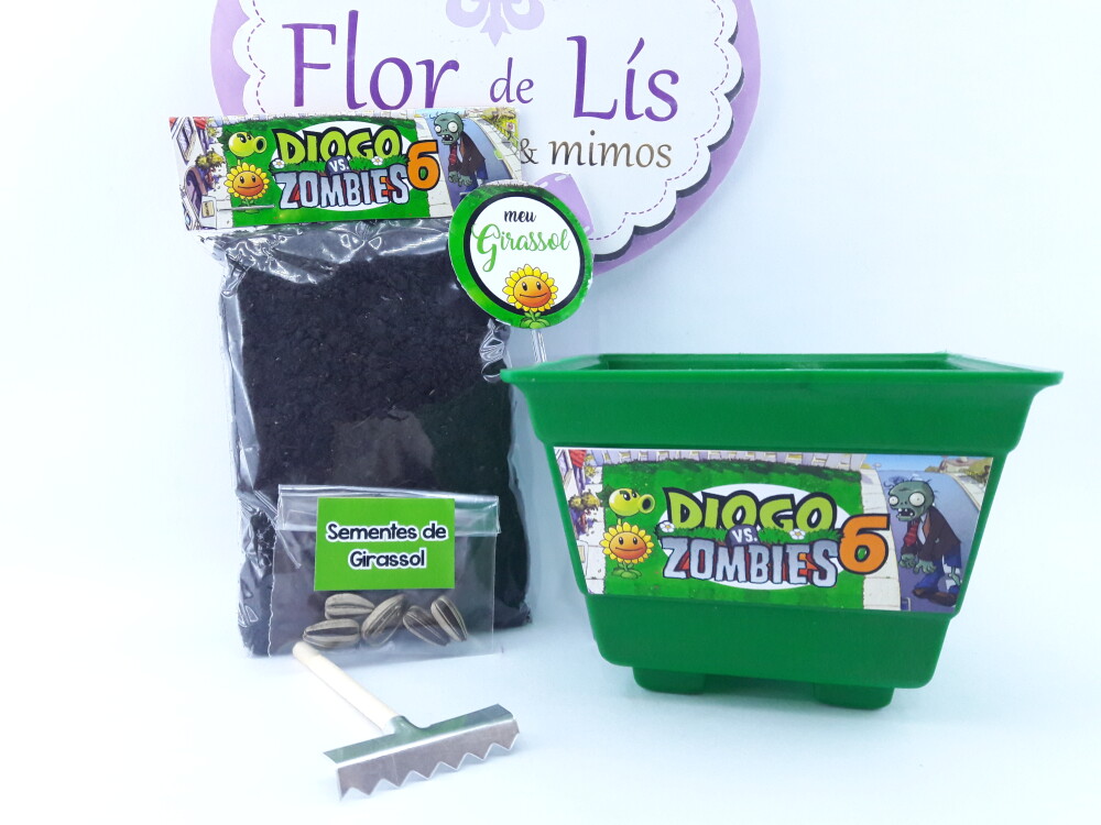 Kit Plantação Plants Vs Zombies