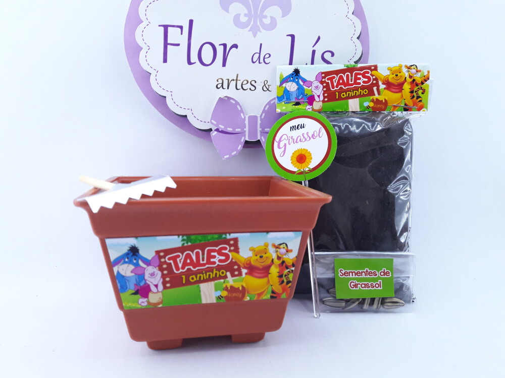 Kit Plantação Ecológico Ursinho Pooh