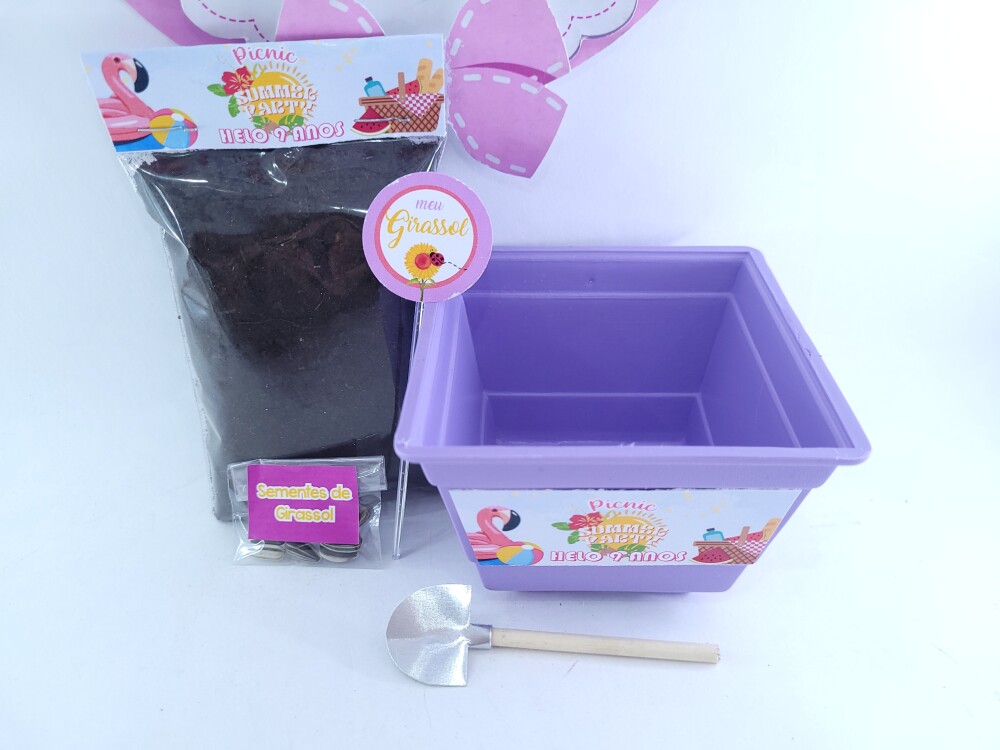 Lembrancinha Personalizada Plantação Piquenique Festa Verão