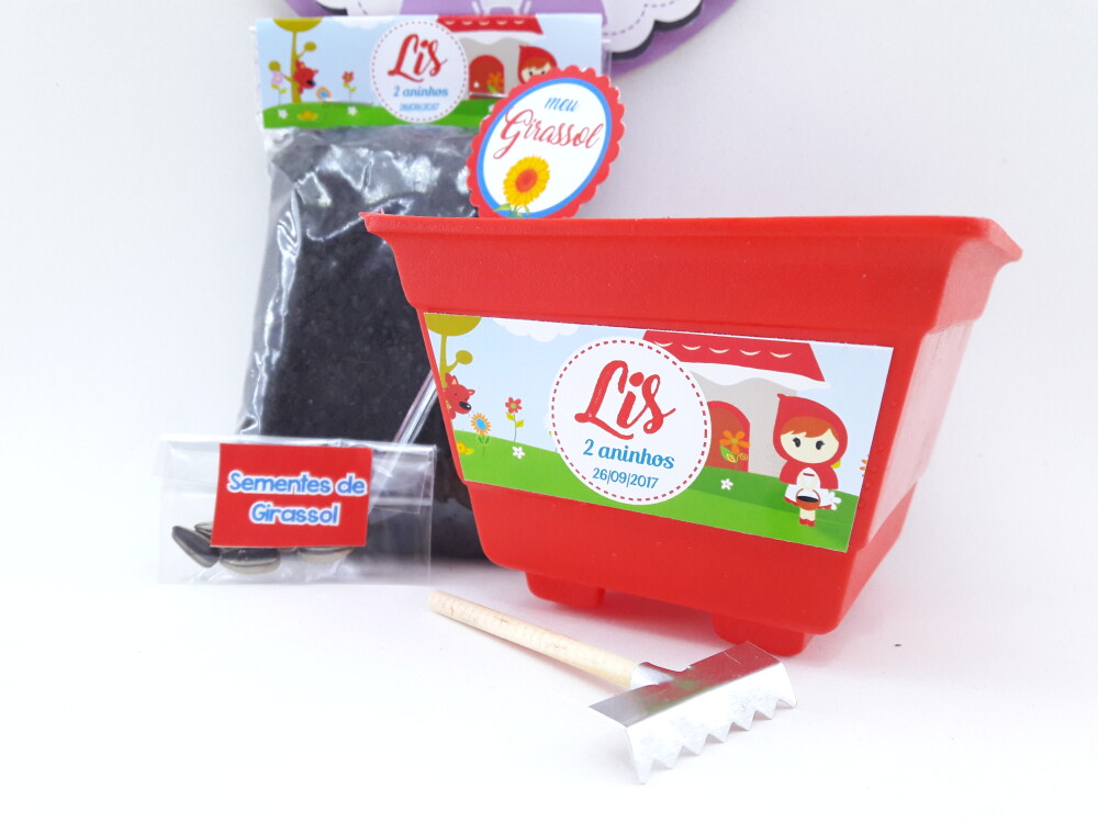 Kit Plantação Chapeuzinho Vermelho