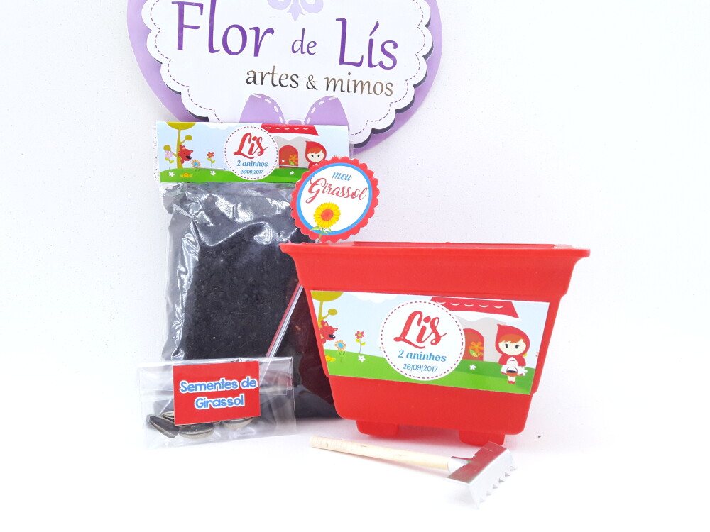 Kit Plantação Chapeuzinho Vermelho