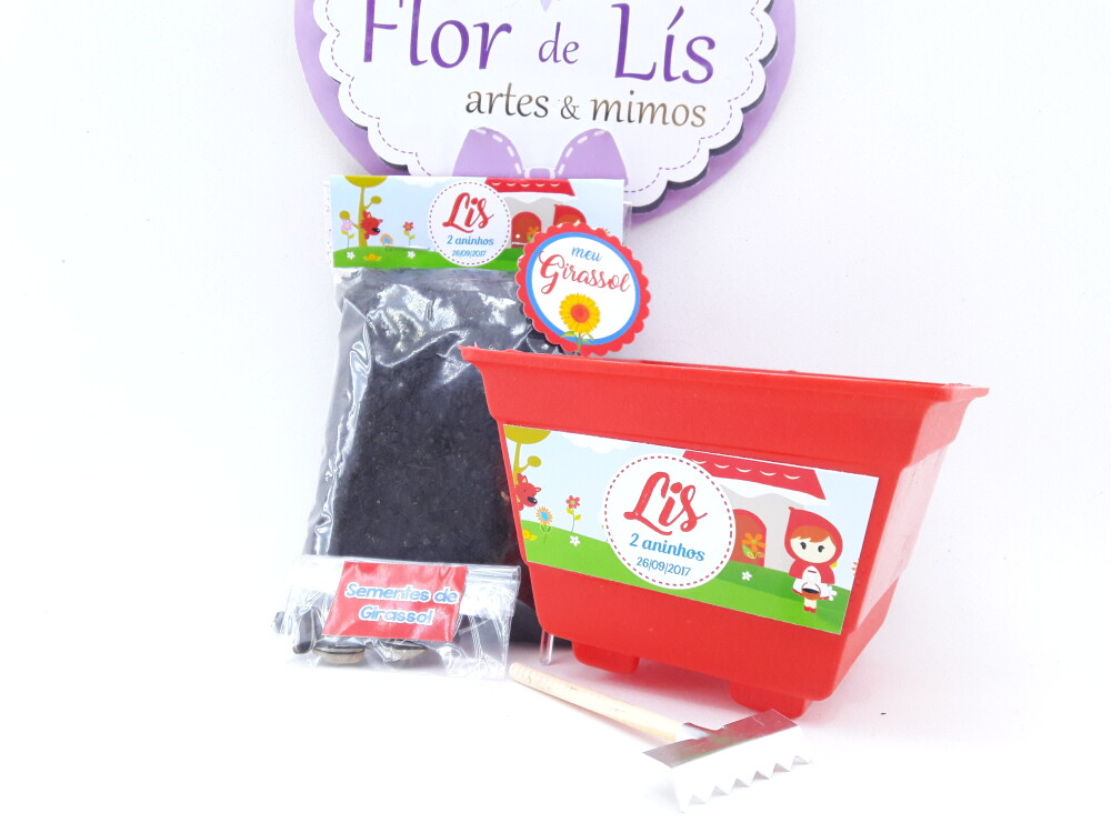 Kit Plantação Chapeuzinho Vermelho