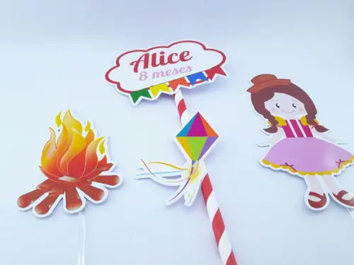 Cake Topper Festa Junina