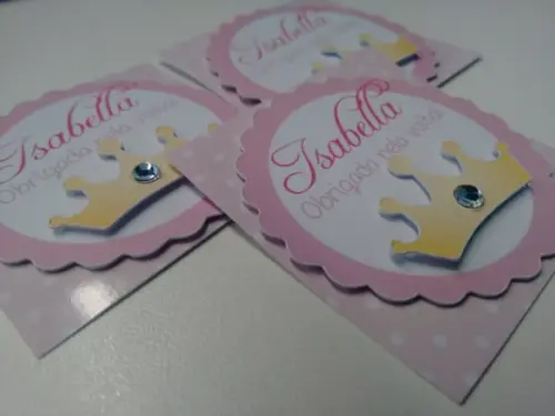 Adesivo Caixinha 5cm Princesa