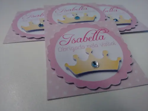 Adesivo Caixinha 5cm Princesa