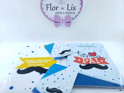 Álbum de Figurinhas Dia dos Pais Presente Personalizado