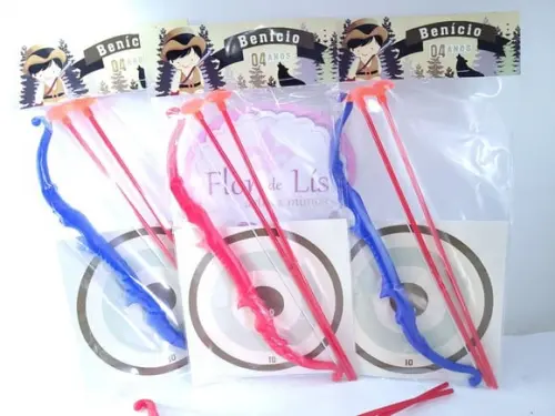 Arco e Flecha Lembrancinha Personalizada Caçador
