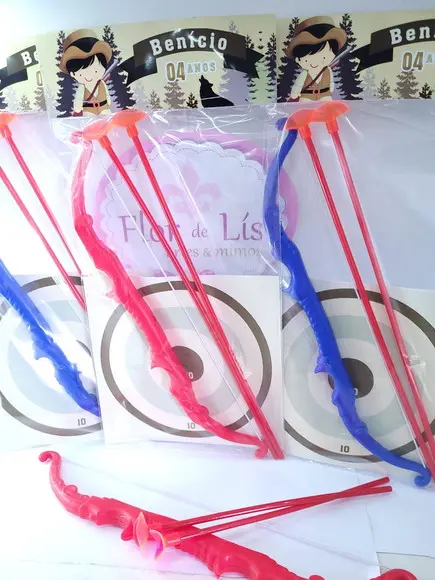 Arco e Flecha Lembrancinha Personalizada Caçador