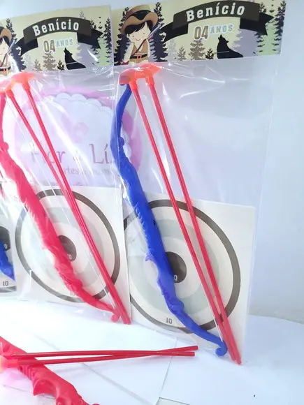 Arco e Flecha Lembrancinha Personalizada Caçador