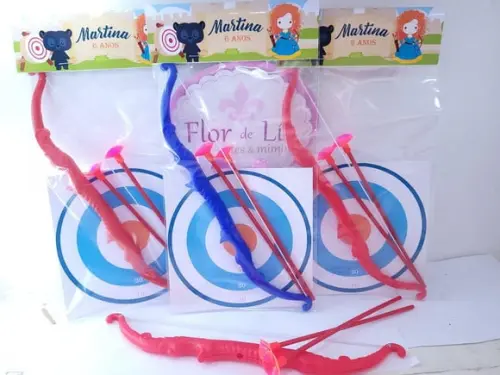 Arco e Flecha Valente Mérida Lembrancinha Personalizada