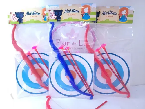 Arco e Flecha Valente Mérida Lembrancinha Personalizada