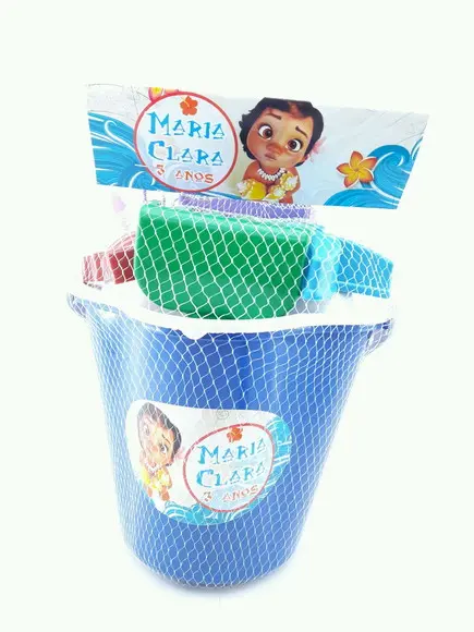 Balde de Praia Personalizado Moana Praia