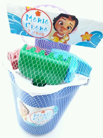 Balde de Praia Personalizado Moana Praia