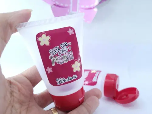 Bisnaga Dia das Mães para Hidratante Álcool ou Sabonete 30gr