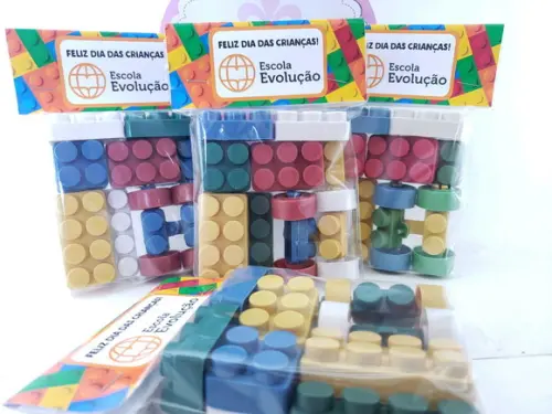 Blocos de Montar Brinquedo Dia das Crianças Corporativo