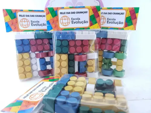 Blocos de Montar Brinquedo Dia das Crianças Corporativo