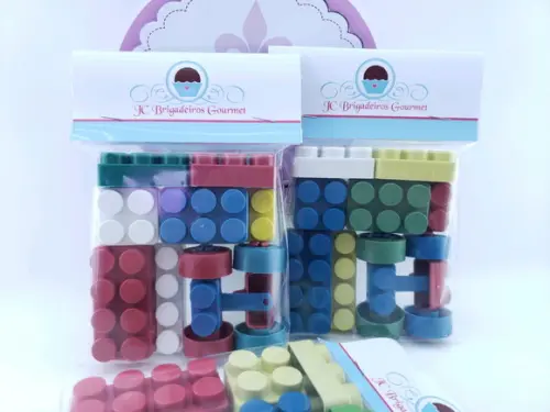 Blocos de Montar Dia das Crianças Brinde com Logo Empresa