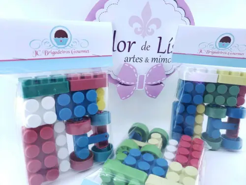Blocos de Montar Dia das Crianças Brinde com Logo Empresa