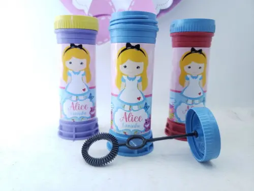 Bolha de Sabão Alice no País das Maravilhas