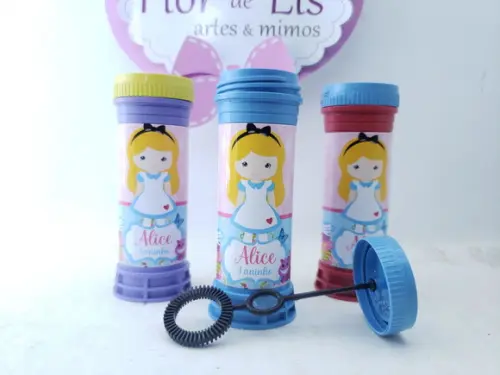 Bolha de Sabão Alice no País das Maravilhas