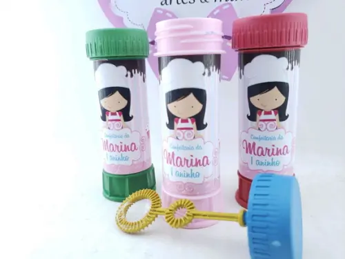 Bolha de Sabão Confeitaria Menina Docinho
